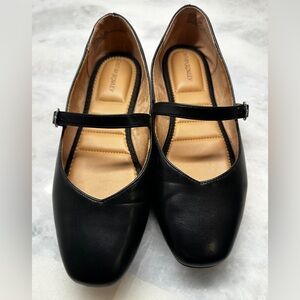 Cynthia Rowley Black Mary Jane Flats
